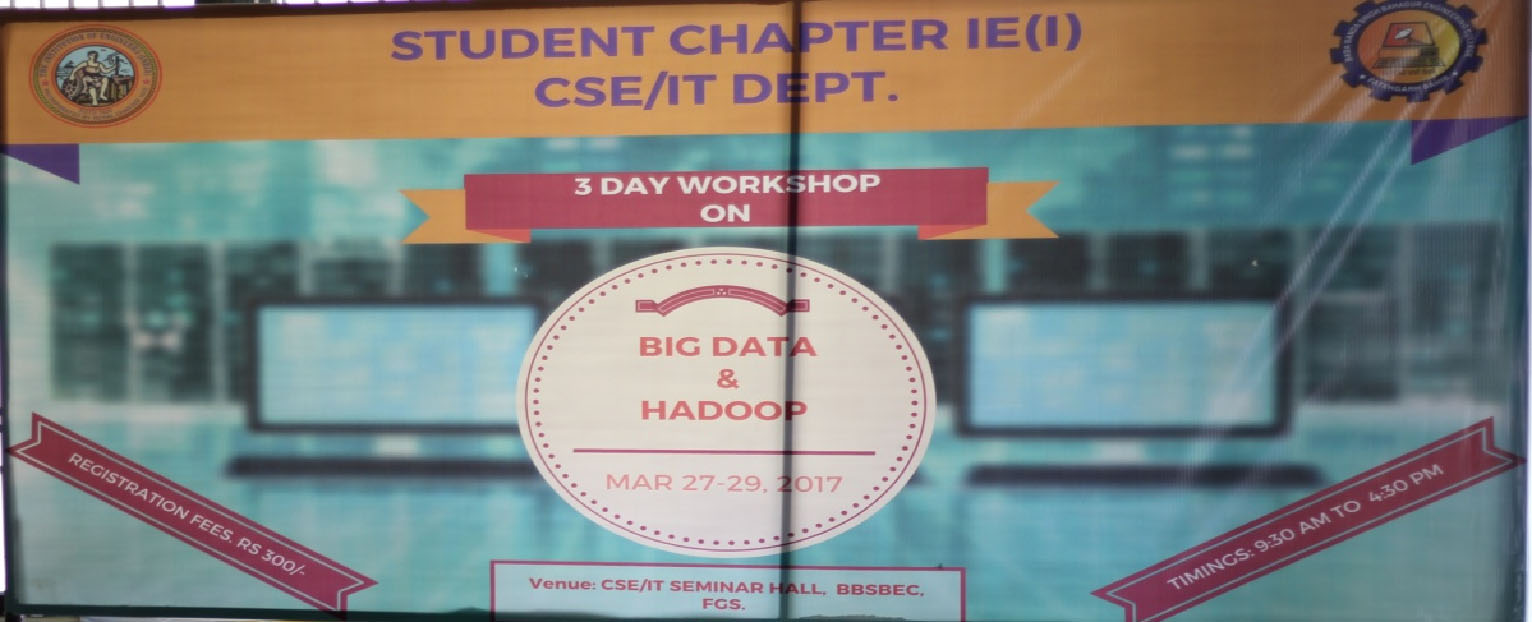 BIG DATA & HADOOP WORKSHOP