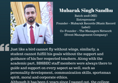 Student Review | Mubarak Singh | Batch 2008