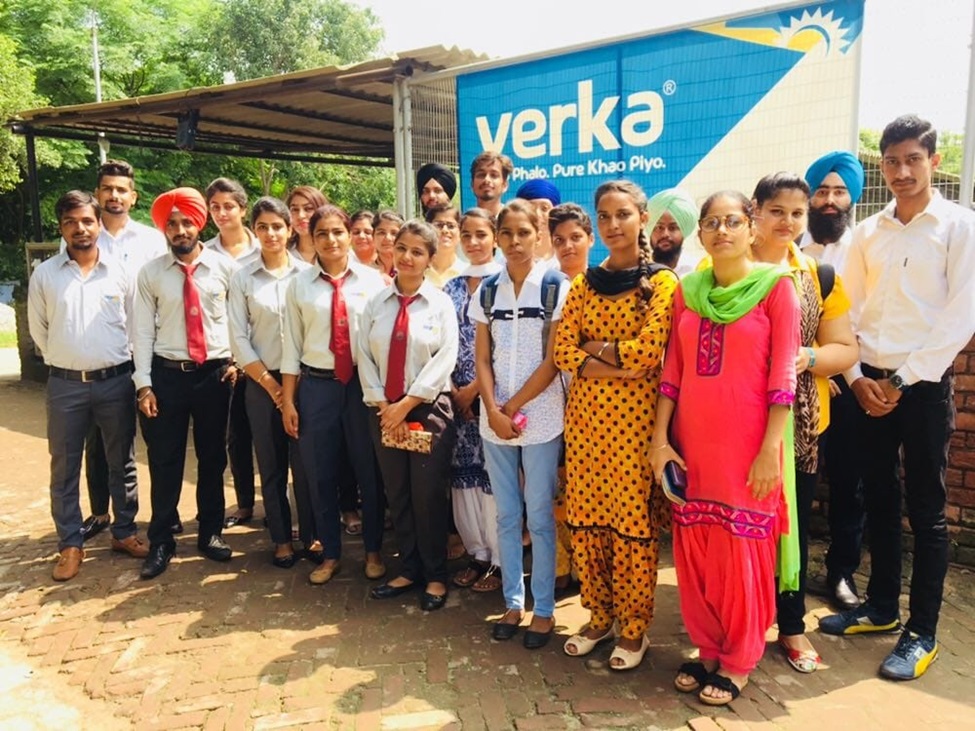 Industrial Visit to Verka Milk Plant